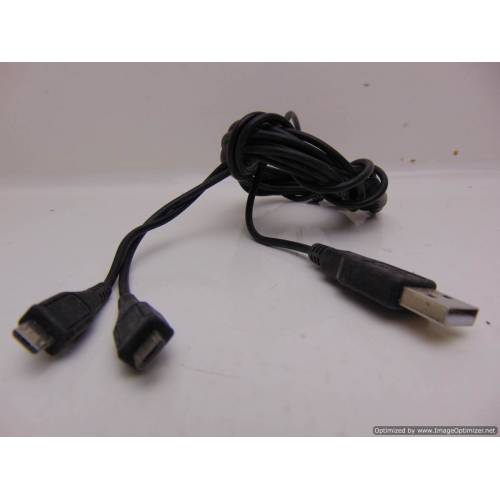 USB to micro USB x 2