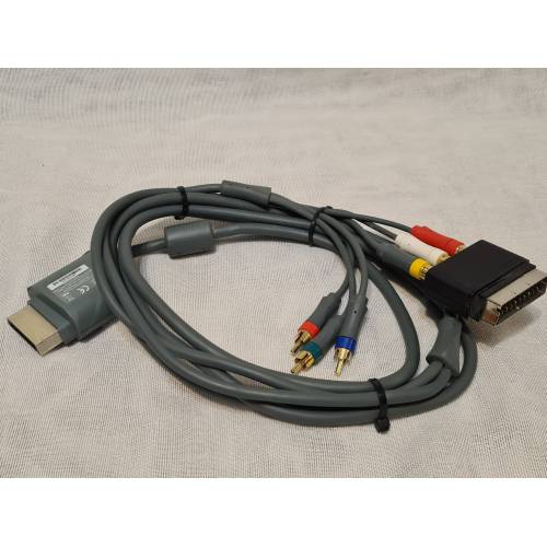 XBOX 360 component HD AV kabelis